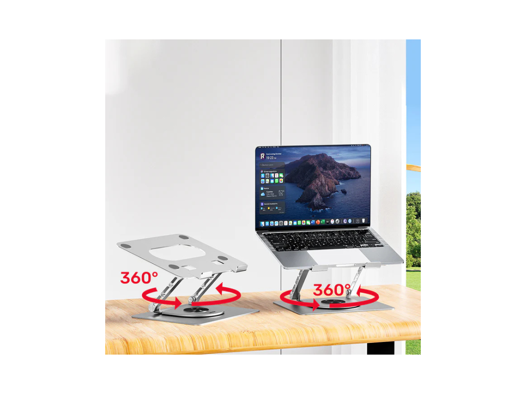 Unitek 360° Rotating Adjustable Laptop Stand - Ergonomic Design Unitek 360° Rotating Adjustable Laptop Stand - Ergonomic Design